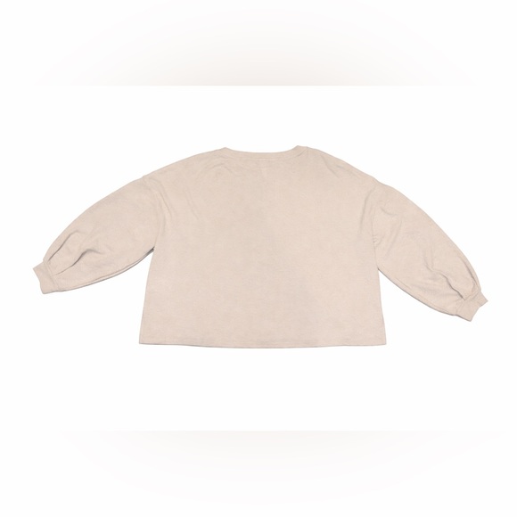 H&M Beige Long Sleeve Top Size Large - Picture 3 of 5